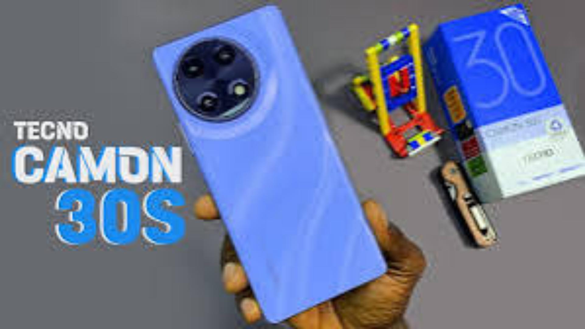 Tecno Camon 30S 128GB+12(6+6)GB RAM 6.7" 3D-Curved AMOLED 120Hz Screen Dual Sim Phone MTK Helio G100 33W 5000mAh 50MP Dual Speaker Android 14 Smart Phones