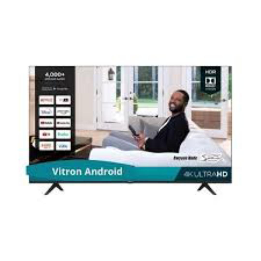 Vitron 55" Inch HTC5568US Smart Android TV ,FRAMELESS, BLUETOOTH ENABLED,4K UHD Smart Android,Netflix,YouTube ,WIFI CONNECTIVITY,APP STORE,INBUILT DECODER+FREE TV GUARD AND WALL MOUNT(1 YEAR WARRANTY)