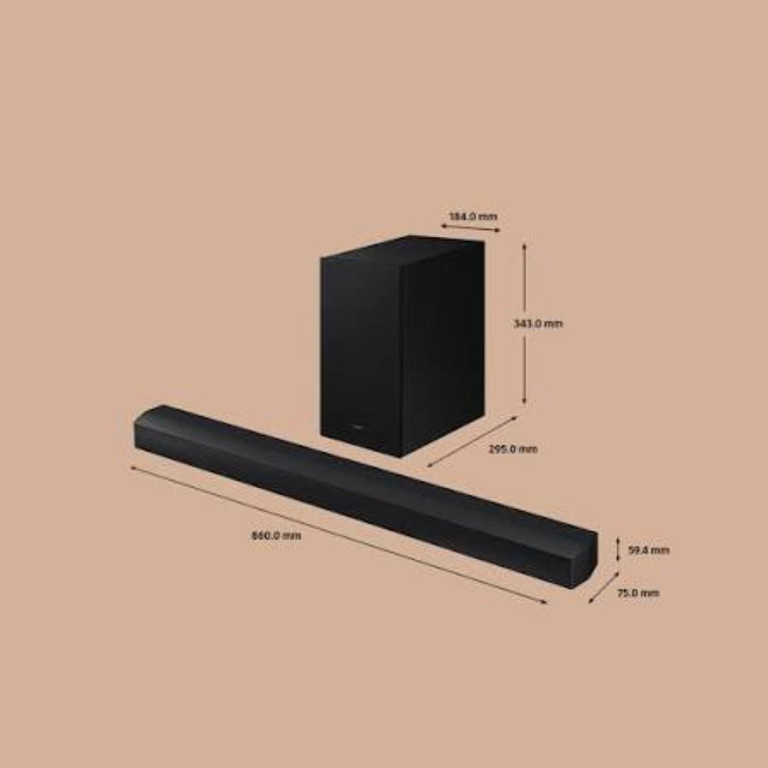 Samsung HW-B650D 370W 3.1 channel Dolby Soundbar
-1 year warranty