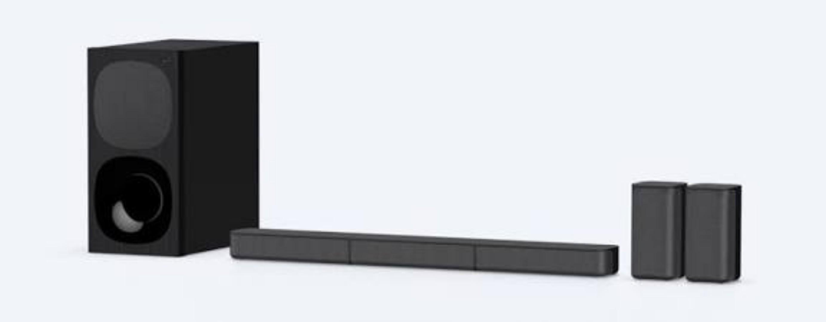 Sony HT-S20R Real 5.1ch Dolby Digital Soundbar for TV with subwoofer and Compact Rear Speakers, 5.1ch Home Theatre System (400W,Bluetooth & USB Connectivity, HDMI & Optical connectivity)