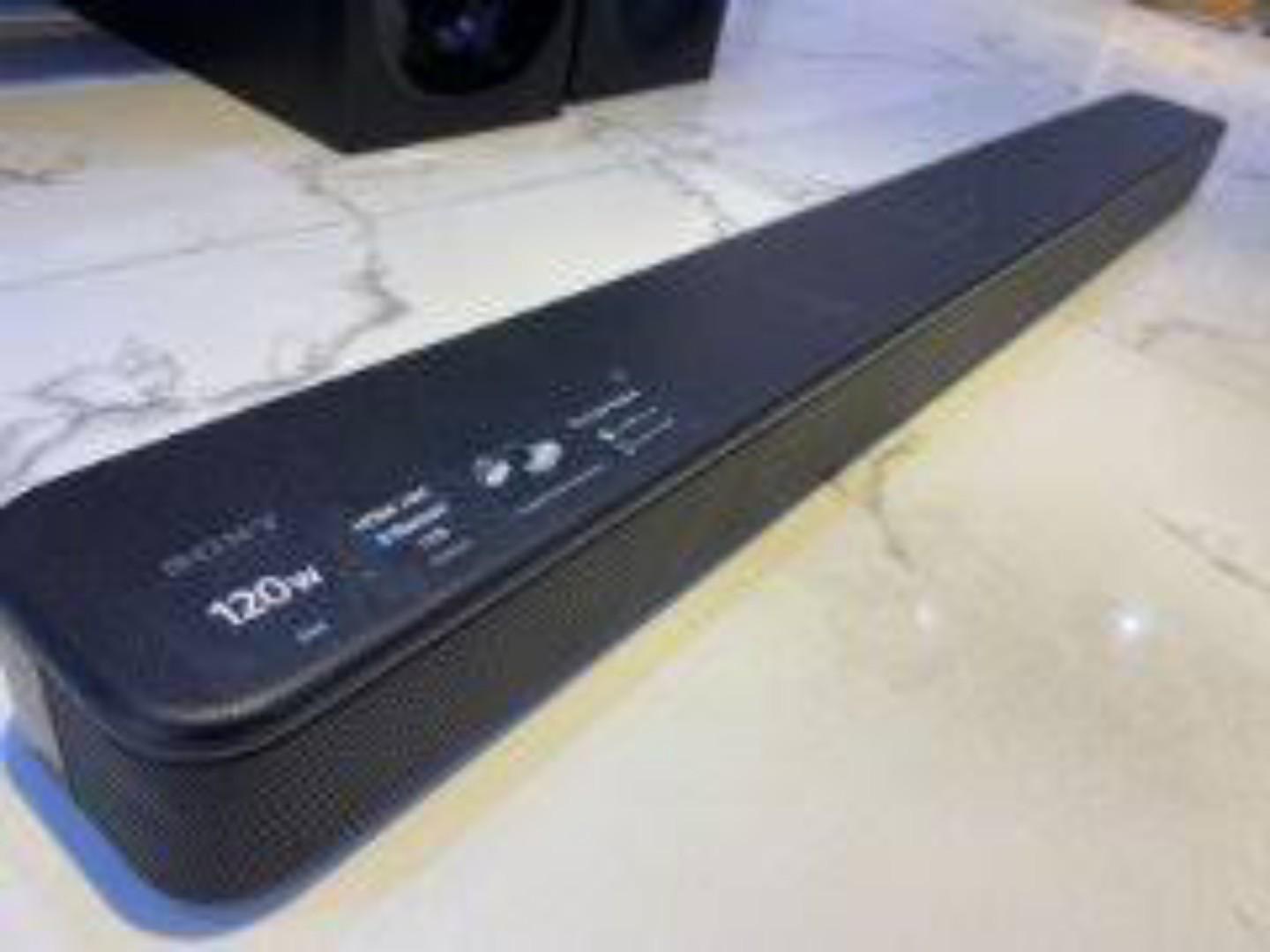 Sony HT-S100F 120W Wireless Single Soundbar with Bluetooth  Clear & Powerful Sound Easy Setup, Deep Bass, Immersive Experience-1 YEAR WARRANTY