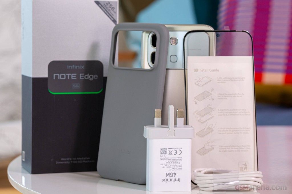 INFINIX NOTE EDGE 256GB ROM+8GB RAM 6.78" 120Hz AMOLED DISPLAY 6500mAh BATTERY 50MP +13MP SELFIE MediaTek Dimensity 7100 Android 16 SMARTPHONES -1 YEAR WARRANTY