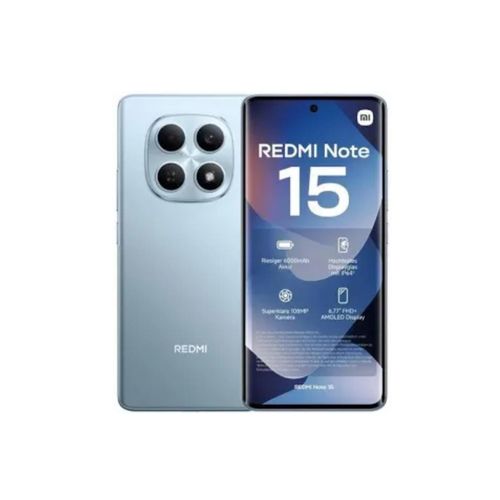 XIAOMI Redmi Note 15 128GB ROM + 6GB RAM 6.77" 120Hz AMOLED Curved Display 108 MP Rear Camera 20MP Selfie 6000mAh Battery 33W FAST CHARGING ANDROID 15 SMARTPHONE -1 year warranty