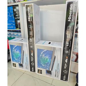 HISENSE AX3120Q 3.1.2 CH  DOLBY ATMOS SOUNBAR WITH  WIRELESS SUBWOOFER ,HIGH -PERFORMANCE AUDIO SYSTEM THAT DELIVERS UPTO  440W OF TOTAL OUTPUT POWER -1 YEAR WARRANTY