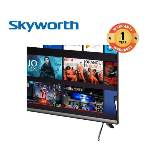 SKYWORTH 43" INCH BLUETOOTH ENABLED FRAMELESS FHD SMART TV ANDROID TELEVISION NETFLIX YOUTUBE 43 INCH BUILT-IN WIFI APPSTORE 1GB RAM 8GBROM 2*USB PORTS,3*HDMI PORT-1 YEAR WARRANTY