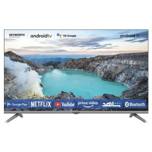 Skyworth 32" inch 32E3500G Frameless Smart Android TV ,Netflix, Youtube ,Bluetooth ,Google App-store, Dolby Audio Prime Video Built-in Chrome-cast  i-cast-1 YEAR  WARRANTY