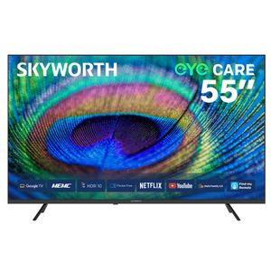 SKYWORTH 55 INCH 55G3A 4K UHD GOOGLE TV SMART ANDROID WITH EYE CARE FRAMELESS BLUETOOTH ENABLED,YOUTUBE,NETFLIX -1 YEAR WARRANTY