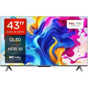 TCL 43S5K 43 Inch QLED Google Television ,2025 Smart Model, Full HD, Android TV OS, WiFi, Bluetooth, HDMI, USB-1 YEAR WARRANT
