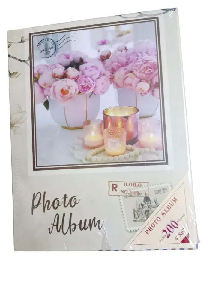BOX TYPE PHOTO ALBUM 200 PHOTOS 4*6 SIZE
