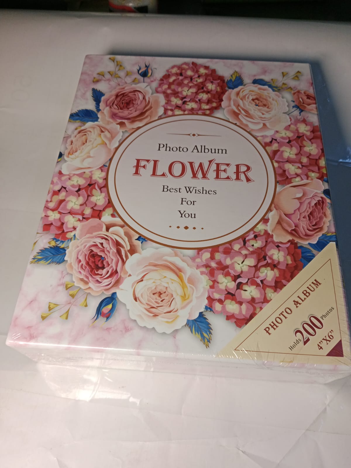 BOX TYPE PHOTO ALBUM 200 PHOTOS 4*6 SIZE