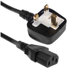 High Quality White Fused Computer Desktop CPU And Monitor Power Cable Highly efficiency and reliability