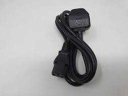 High Quality White Fused Computer Desktop CPU And Monitor Power Cable Highly efficiency and reliability