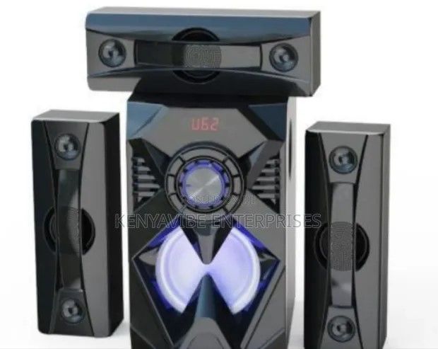 ST-6301 3.1CH 20000W PMPO SUBWOOFER SPEAKER SYSTEM BLUETOOTH/FM/SB/USB - BLACK