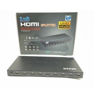 4K Premier Quality Ultra HD HDMI Splitter 1X8 8 Port Repeater Amplifier