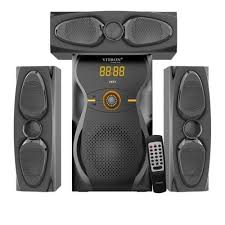 VITRON V651 3.1 CH MULTIMEDIA SPEAKER SYSTEM - Remote, 8000w P.M.P.O, Bluetooth, Aux/Digital FM ready, USB Support, SD.