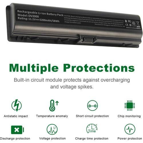 HP Pavilion DV2000 DV6000 V3000 V6000 dx6500 DX6600 dx6700 g6000 ve12 HSTNN-IB31 EX940AA Replacement Laptop Battery