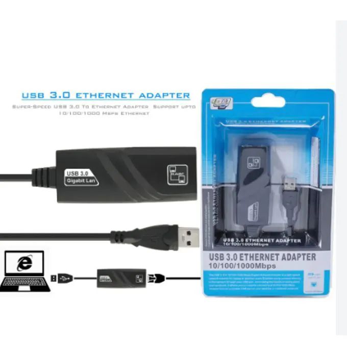 USB to Ethernet Converter USB 3.0 to RJ45 Network Adapter 10 100 1000 Mbps for Laptop Phone and Desktop RJ 45