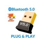 USB Bluetooth 5.0 Adapter Transmitter Bluetooth Receiver Audio V5.0 Bluetooth Dongle Wireless USB Adapter for Computers