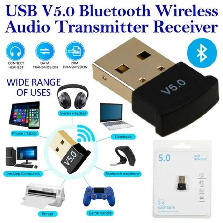 USB Bluetooth 5.0 Adapter Transmitter Bluetooth Receiver Audio V5.0 Bluetooth Dongle Wireless USB Adapter for Computers