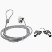 F&K Lock With 2 Keys For Notebook Laptop Laptop Key Lock, Universal Anti-Theft Wire Retractable Lock,Portable Safety Lock with Locking Cable for Laptop
