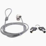 F&K Lock With 2 Keys For Notebook Laptop Laptop Key Lock, Universal Anti-Theft Wire Retractable Lock,Portable Safety Lock with Locking Cable for Laptop