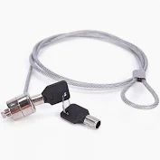 F&K Lock With 2 Keys For Notebook Laptop Laptop Key Lock, Universal Anti-Theft Wire Retractable Lock,Portable Safety Lock with Locking Cable for Laptop