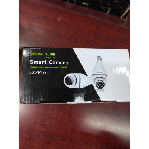 OFFER!! CALUS E27 PRO SMART WIFI BULB CAMERA, HD 1080p,NIGHT VISION, MOTION SENSOR, TWO WAY AUDIO, EASY INSTALLATION SD CARD SLOT. WIRELESS VIEW REALTIME OR VIDEO