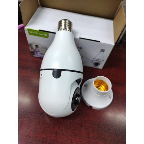 OFFER!! CALUS E27 PRO SMART WIFI BULB CAMERA, HD 1080p,NIGHT VISION, MOTION SENSOR, TWO WAY AUDIO, EASY INSTALLATION SD CARD SLOT. WIRELESS VIEW REALTIME OR VIDEO