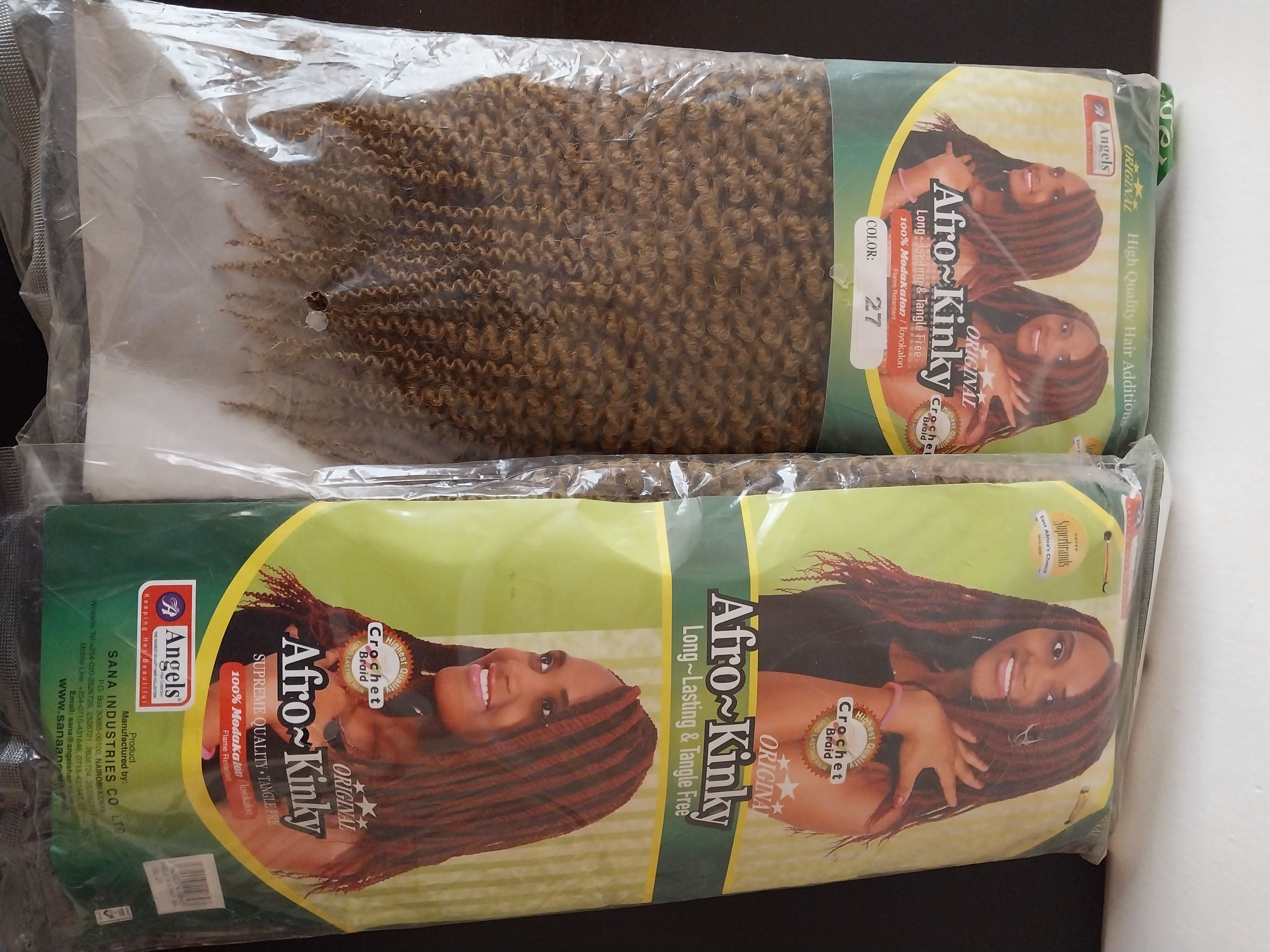 AFRO KINKY by Angels Hair
Crotchet hair