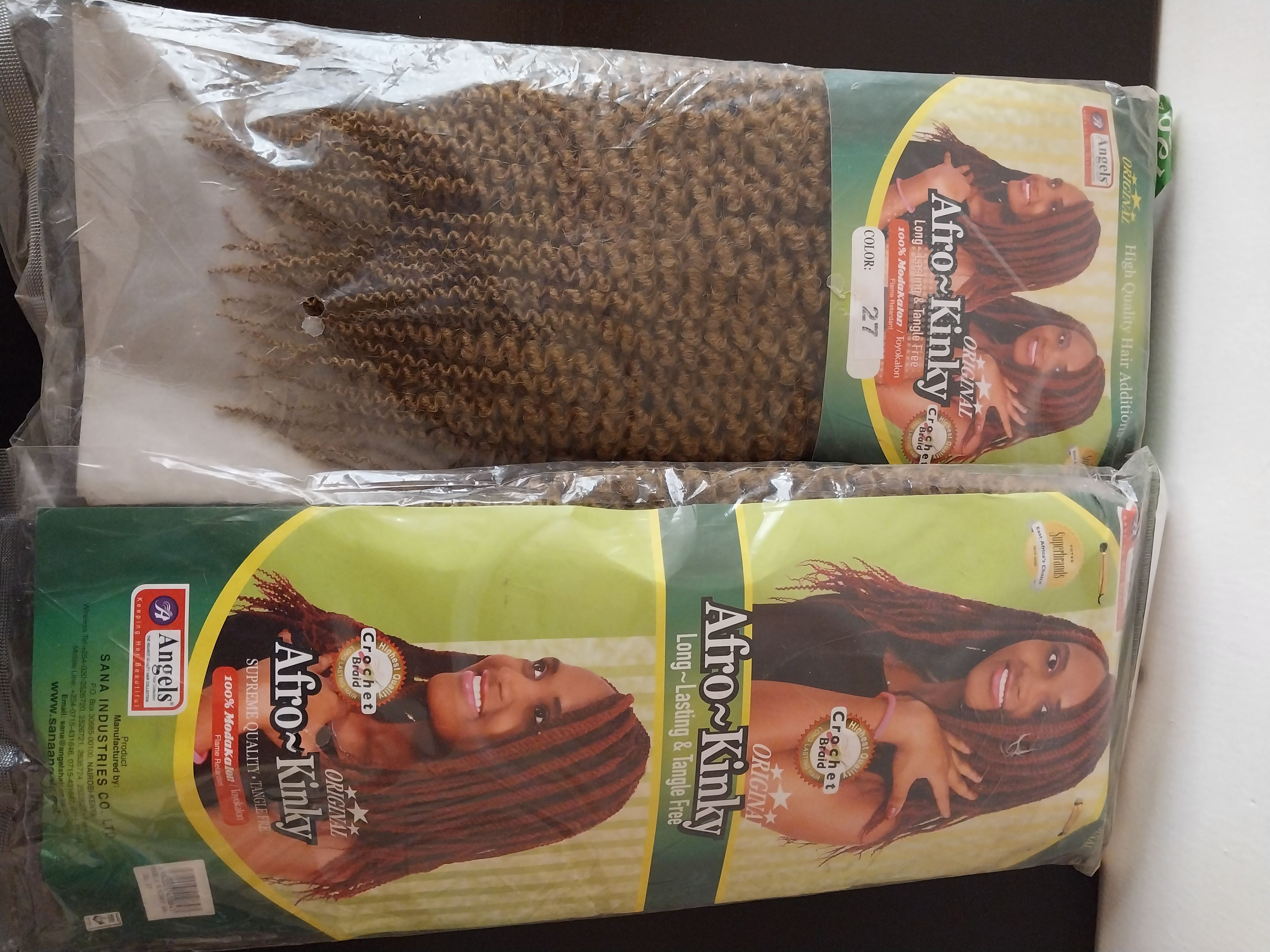 AFRO KINKY by Angels Hair
Crotchet hair