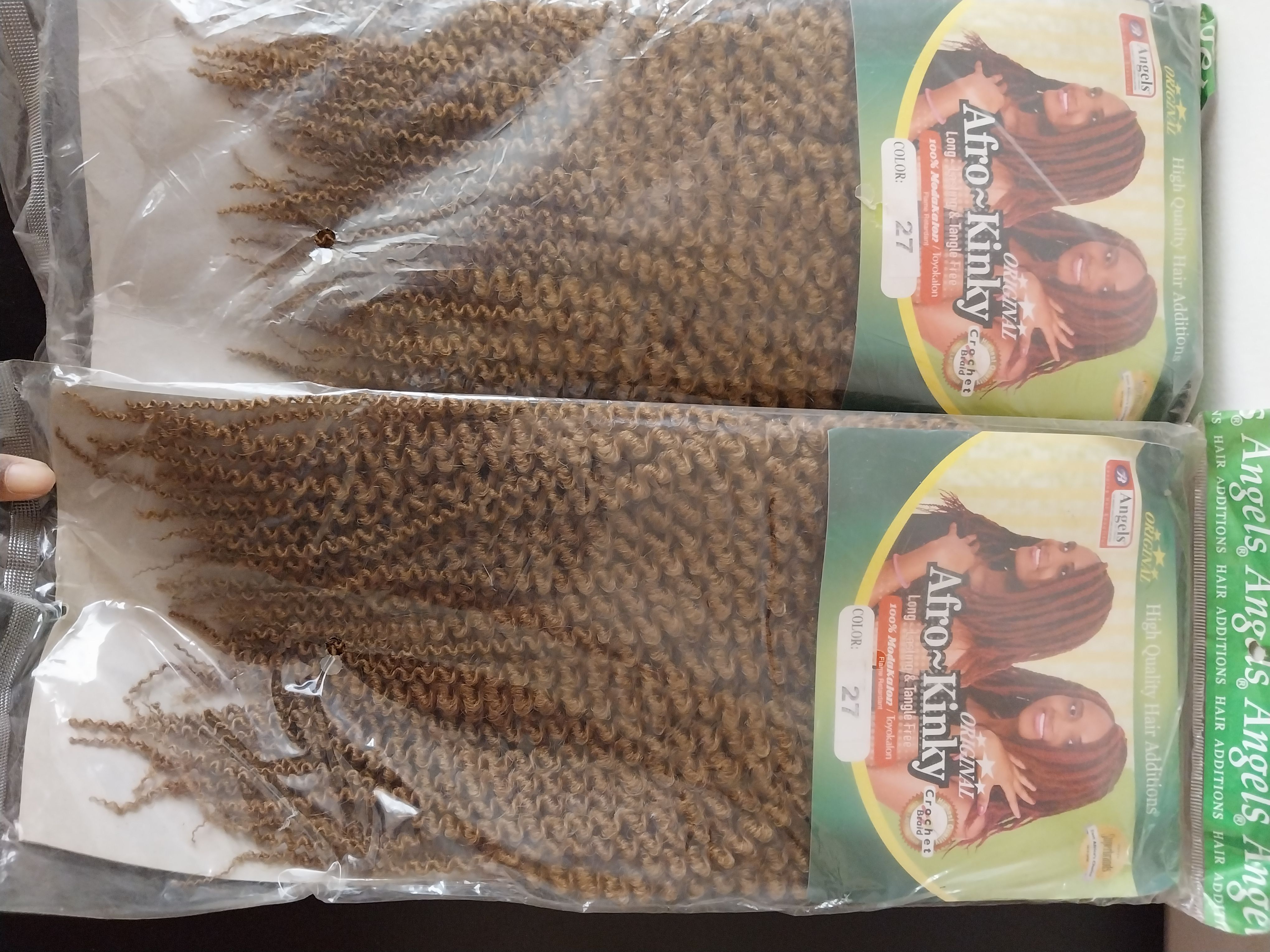 AFRO KINKY by Angels Hair
Crotchet hair