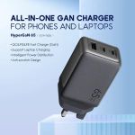 Oraimo HyperGaN 65 65W GaN Fast Type Charger Kit with 100W CC Cable OCW-7652U-116CC