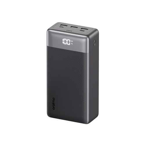 Oraimo PowerBox 400 Vision 40000mAh 22.5W Power Bank, super fast charging 2 way charge. can charge upto 8 phones in a row. has got display feature