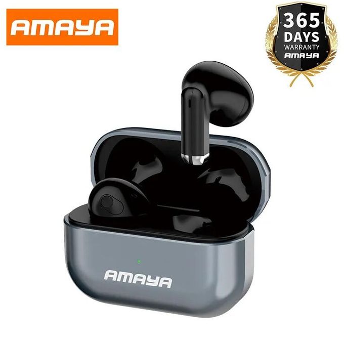 Amaya TK-04 Wireless Sports Earbuds 5.3 Bluetooth, 20 Hours Play Time - Black