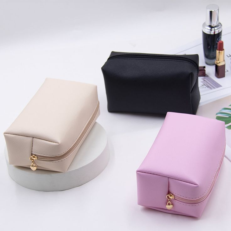 Women Travel Makeup Bags PU Leather Portable Large-Capacity Pouch Waterproof Bathroom Washbag Multifunctional Toiletry Kit Box Organizer Purse Cosmetic Skincare Pads Bag Storage Handbag for Girls
