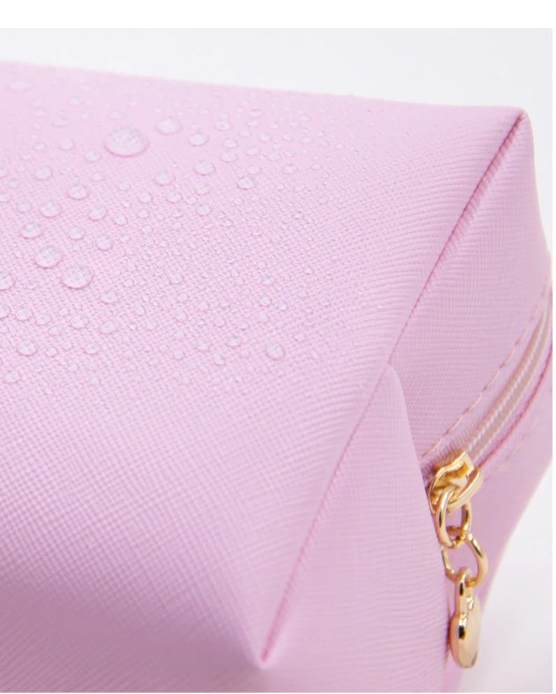 Women Travel Makeup Bags PU Leather Portable Large-Capacity Pouch Waterproof Bathroom Washbag Multifunctional Toiletry Kit Box Organizer Purse Cosmetic Skincare Pads Bag Storage Handbag for Girls