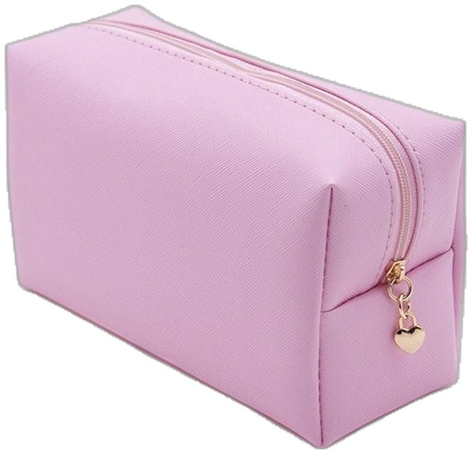 Women Travel Makeup Bags PU Leather Portable Large-Capacity Pouch Waterproof Bathroom Washbag Multifunctional Toiletry Kit Box Organizer Purse Cosmetic Skincare Pads Bag Storage Handbag for Girls