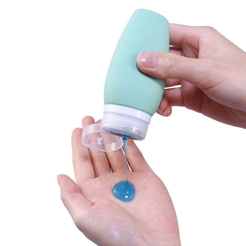 3pcs LeakProof Refillable Travel Bottles Silicone Portable Squeezable Toiletry Containers for Shampoo Lotion Cream Hand Sanitizer Shower gel skin care BottleTravel Essentials Empty Bottles Storage Set