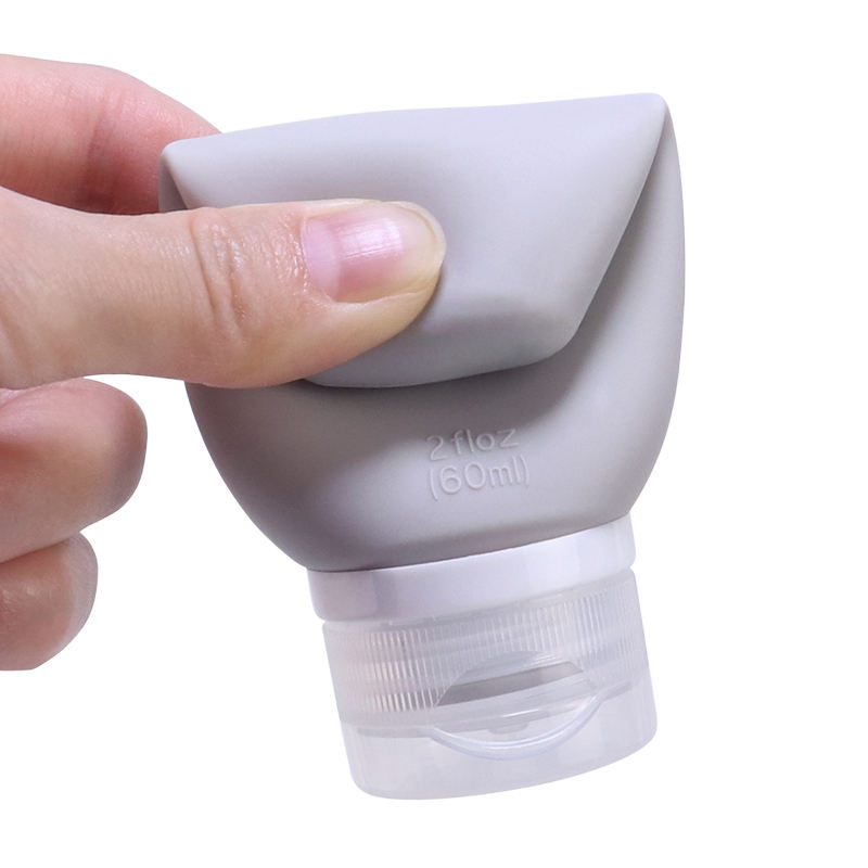 3pcs LeakProof Refillable Travel Bottles Silicone Portable Squeezable Toiletry Containers for Shampoo Lotion Cream Hand Sanitizer Shower gel skin care BottleTravel Essentials Empty Bottles Storage Set