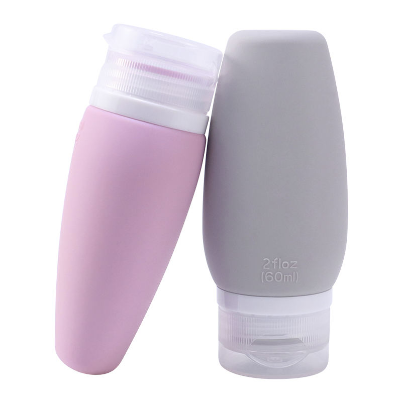 4pcs LeakProof Refillable Travel Bottles Silicone Squeezable Toiletry Containers for Shampoo Lotion Cream Hand Sanitizer Skincare BottleTravel Essentials Empty Storage Bottles Set