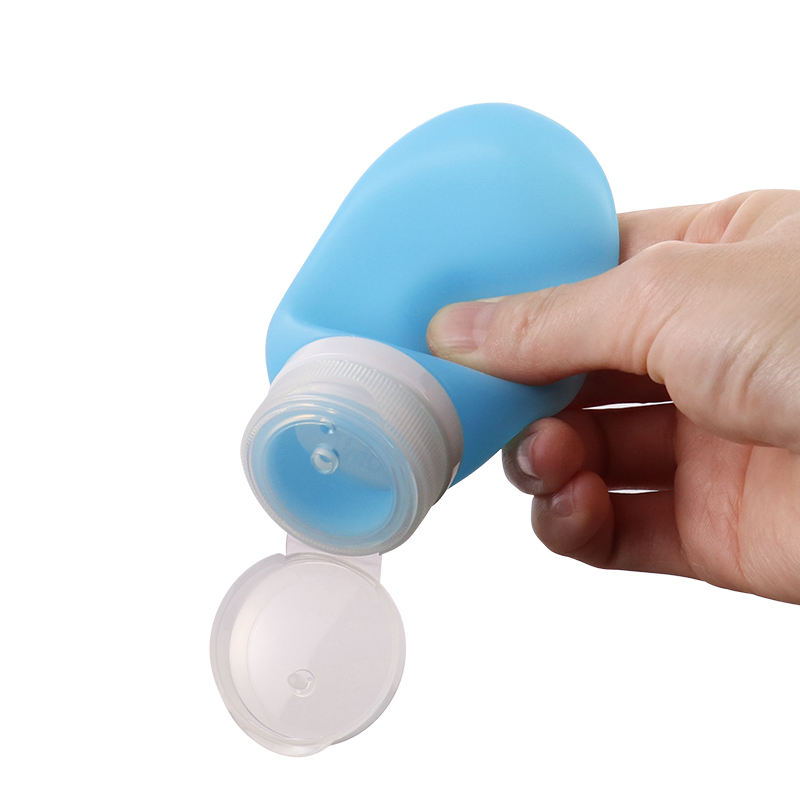 4pcs LeakProof Refillable Travel Bottles Silicone Squeezable Toiletry Containers for Shampoo Lotion Cream Hand Sanitizer Skincare BottleTravel Essentials Empty Storage Bottles Set