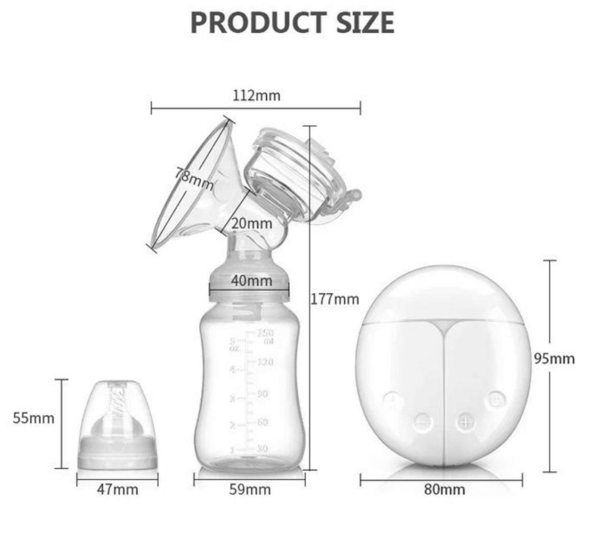 Electric Breastfeeder (Electric / Double Pump), BPA Free, Quiet Multi-Speed Mode Adjustment Breast Milk Suction, Massage Postpartum Breast Pump, USB Rechargeable (Electric Breastfeeder)
