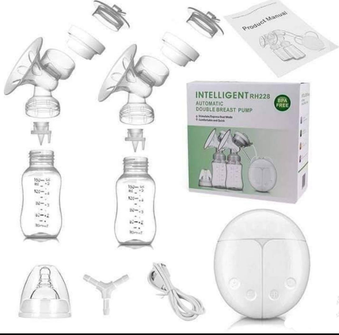 Electric Breastfeeder (Electric / Double Pump), BPA Free, Quiet Multi-Speed Mode Adjustment Breast Milk Suction, Massage Postpartum Breast Pump, USB Rechargeable (Electric Breastfeeder)