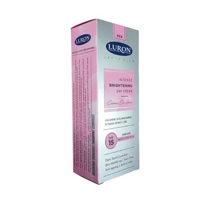 Luron INTENSE BRIGHTENING DAY CREAM Spf 15 Dark Spot Correction Skin Mattifying Even Tone Anti-Ageing Anti-Wrinkle