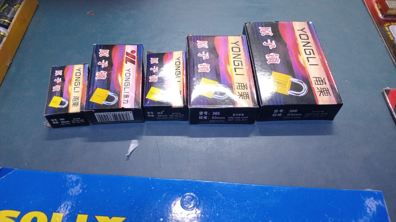 OFFER !! OFFER!!Heavy duty yongli  Padlock,Padlocks with Keys, with 3  Same Key,