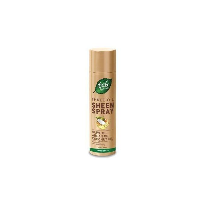 TCB Naturals Three Oil Sheen Spray With Argan Oil, Coconut Oil, Olive Oil 450ml.