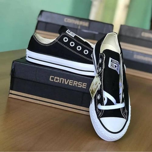 Converse BLACK AND WHITE ALL STAR RUBBER SHOES