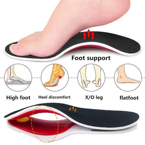 Orthopedic Arch Support Insole Shoe Pad For Flat Foot Correction And Pain Relief Inner Sole
