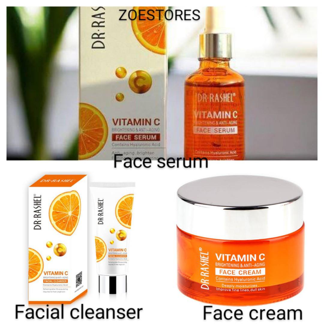 Dr rashel 3in1 combo (face serum+facial cleanser+face cream)