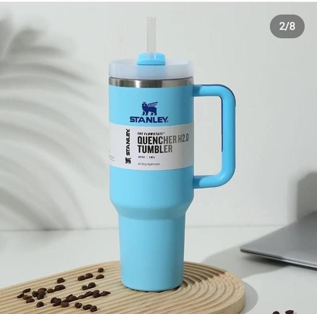 Original stanley tumbler cups,“Stanley Tumbler Cup 1L – Insulated Stainless Steel Travel Mug, Hot & Cold Water Flask with Straw”
 stainless steel, 1.2 liters, double walled vacuum flask